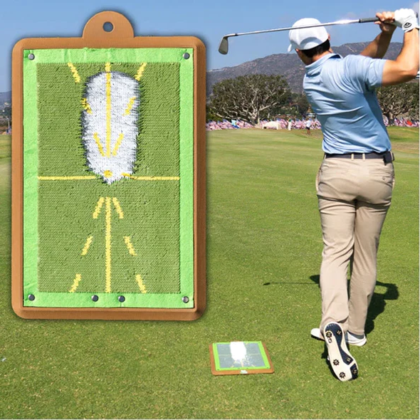 Golf Training Swing Detection Divot Mat | Immediate Feedback for Swing Improvement